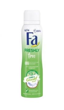 Fa Freshly Free Lime & Coconut Deo Sprey 150 ml
