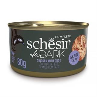 Schesir After Dark Tavuklu ve Ördekli Kedi Konservesi 80gr