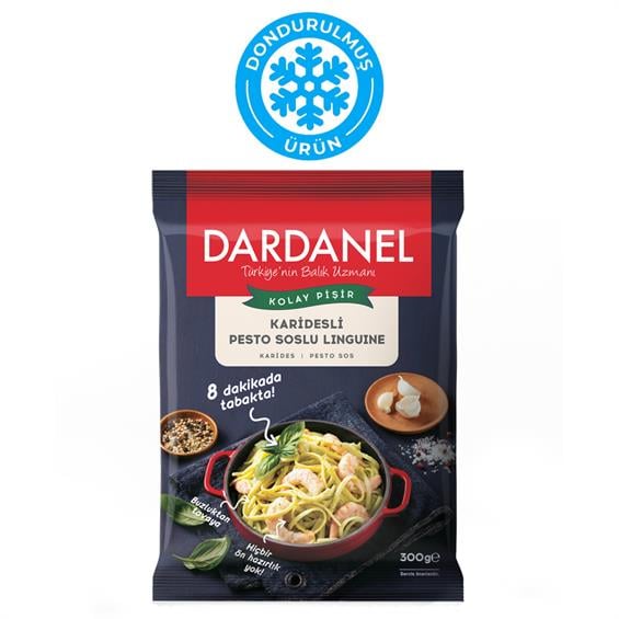 Dardanel Kolay Pişir Karidesli Pesto Soslu Linguine 300 gr