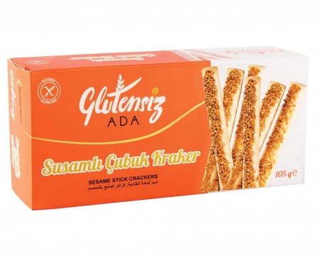 Glutensiz Ada Susamlı Çubuk Kraker 105 gr