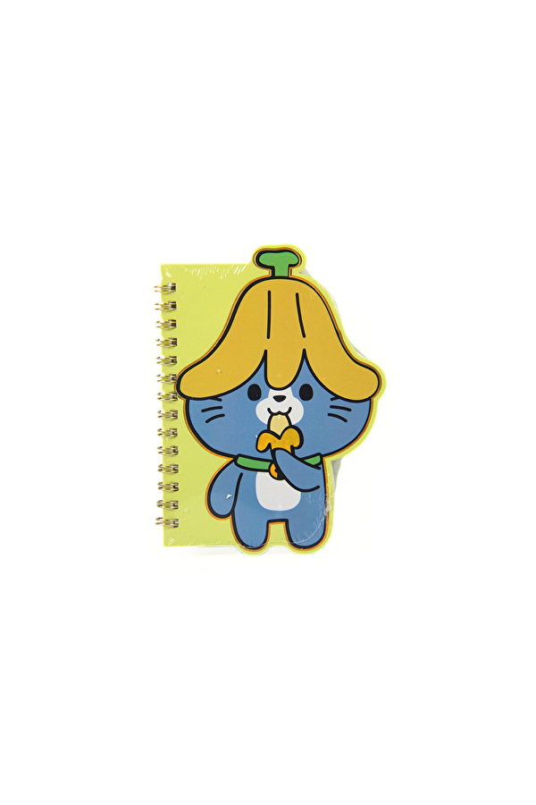 Lilamor Spiralli Kedi Defter 10,5x14,5 60 Sayfa