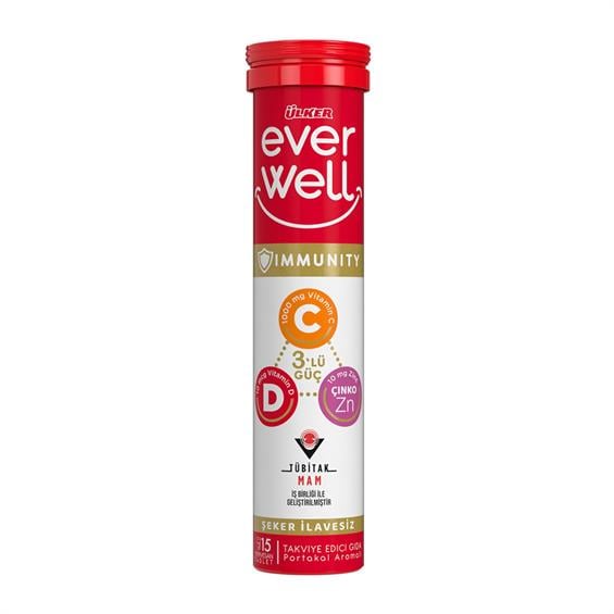 Ülker Everwell Karamürver C Vitamin Tablet 15'li 67.5 gr