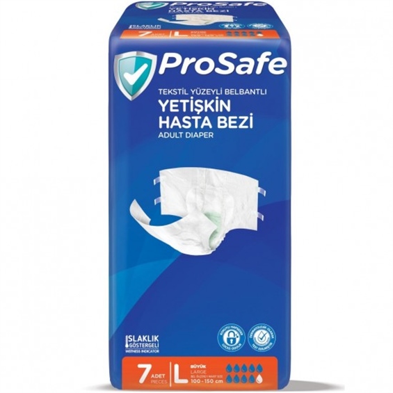 Prosafe Hasta Bezi Belbantlı Büyük 7'Li