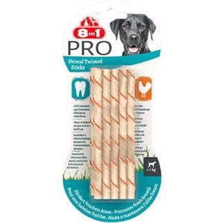 8in1 Delights ProDental Köpekler İçin Twisted Sticks 10lu
