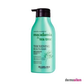 Luxliss Macadamia Tea Tree Thickening Scalp Hair Shampoo 500 ml