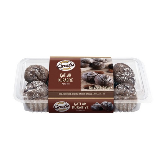Onefis Kakaolu Çatlak Kurabiye 220 gr