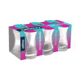 Ottimo Demet Çay Bardağı 6'lı 130 Cc 