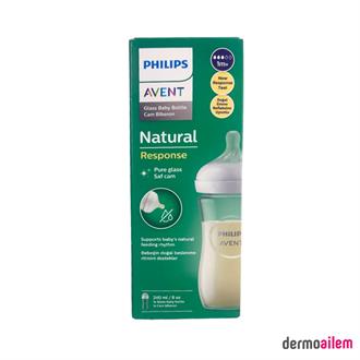 Philips Avent SCY933/01 Natural Response 240 ml Cam Biberon