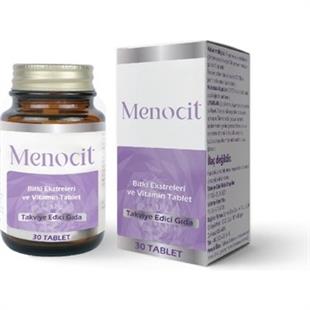 Menocit Bitki Ekstreleri ve Vitamin 30 Tablet