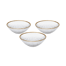 Ardacam Altın Fileli Kase 3'lü 13 Cm