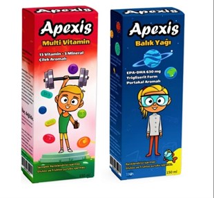 Apexis Balık Yağı 150 ml + Apexis Multivitamin 150 ml