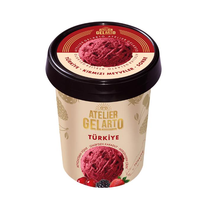 Algida Atelier Gelarto Kırmızı Meyve 430 ml
