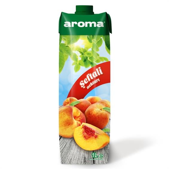 Aroma Şeftali Nektarı Meyve Suyu 1 lt