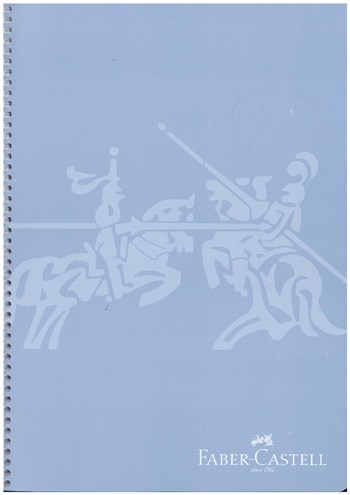 Faber Castell A4 100yp Çizgili PP Kapak Klasik Renkler 1 Spiralli Defter