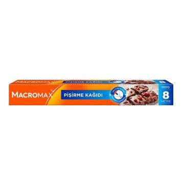 Macromax Pişirme Kağıdı Yanmaz ve Yapışmaz 8 Metre