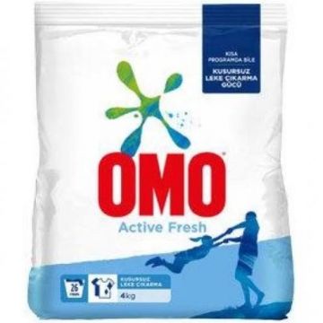 Omo Çamaşır Toz Deterjanı 4kg Active Fresh