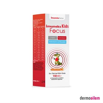 İmuneks Kids Focus Şurup 150 ml (SKT:01.2026)