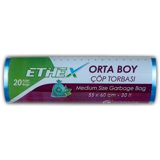 ETHEX ÇÖP TORBASI ORTA BOY  55*60 CM