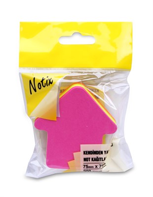 Notix Yapışkanlı Not Kağıdı 4 Renkli Ok 200 Yaprak