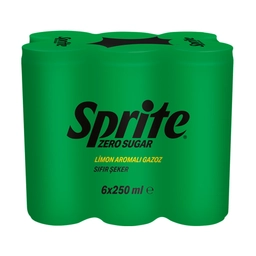 Sprite Zero Gazoz 6x250 ml