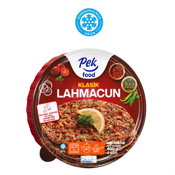 Pek Food Klasik Lahmacun 6'lı 360 gr