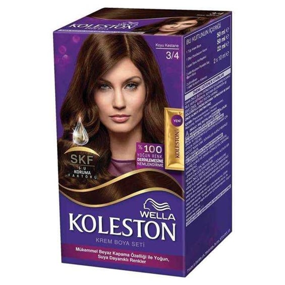 Koleston Kit 3/4 Koyu Kestane