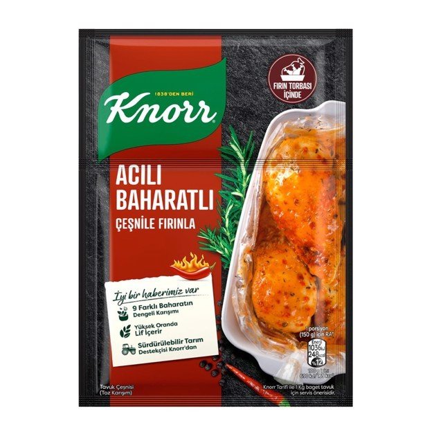 Knorr Tavuk Acılı Sos Baharatlı 31 Gr