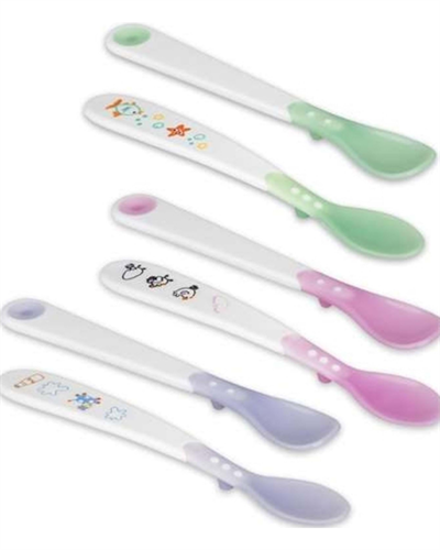 Bebedor Isıya Duyarlı Kaşık 2'li 4+ Ay