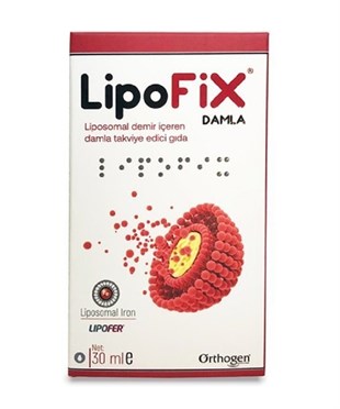 Lipofix Damla Liposomal Iron 30 ml