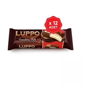 Luppo Sandviç Kek Sütlü 182 Gr x 12 Adet