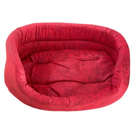 Petprety Comfort Oval Kedi Ve Küçük Köpek Yatağı No:3 Kırmızı