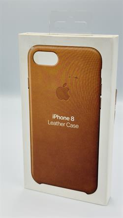 iPhone 8 Leather Case Saddle Brown