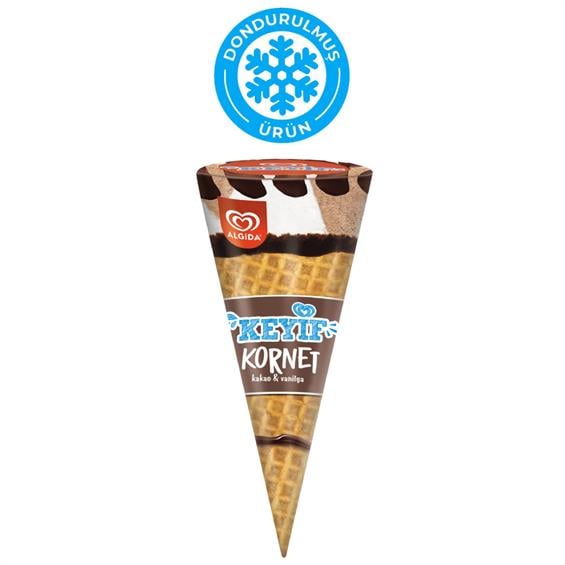 Algida Cornetto Keyif Kakao Vanilya 110 ml