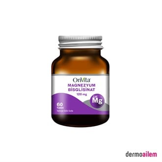 Onvita Magnezyum Bisglisinat 120 mg 60 Tablet