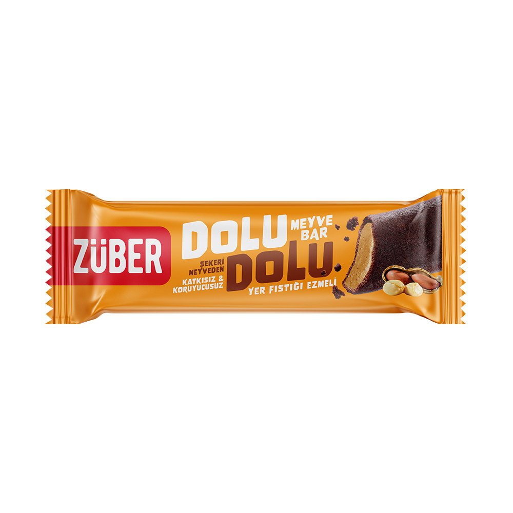 Züber Dolu Dolu Meyve Bar Yer Fıstıklı 30 gr