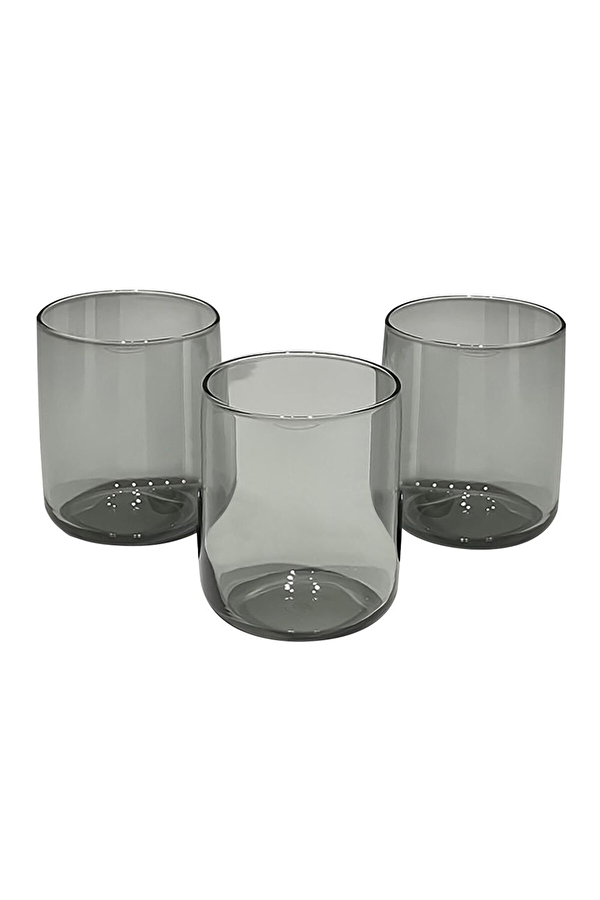 Paşabahçe Iconic Gri 280cc 3'lü Gri