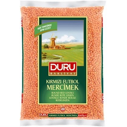 Duru Kırmızı Mercimek 1 Kg