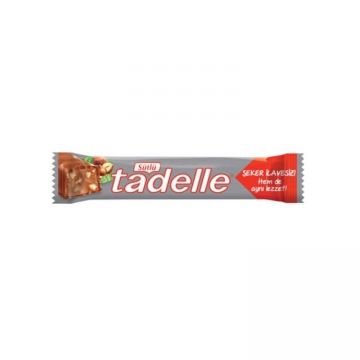 Tadelle Şekersiz Fındıklı Çikolata 20 gr