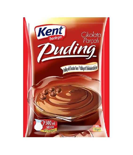 Kent Boringer Çikolata Parçalı Puding 115 gr