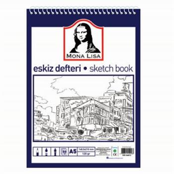 Monalisa Eskiz Defteri Telli A5 120 GR 50 YP MN13-5
