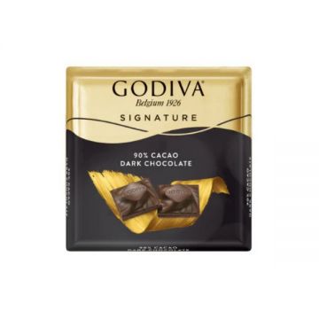 Godiva Signature %90 Bitter Kare Çikolata 52 Gr