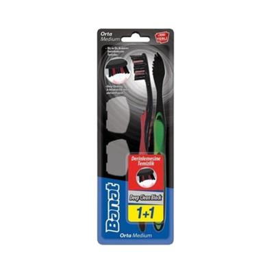 BANAT DEEP CLEAN 1+1 SIYAH DIS FIRÇASI