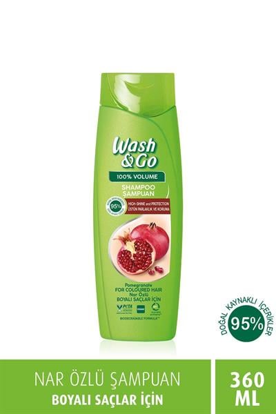 WASH&GO Nar Özlü Şampuan 360 ml