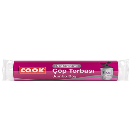 Cook Prof. Jumbo Boy Çöp Torbası 7'li