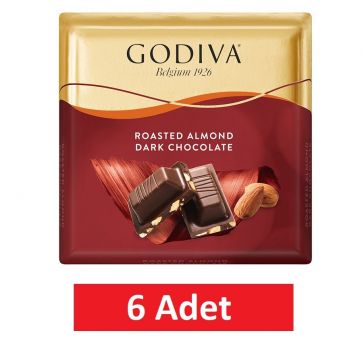 Godiva Bitter Badem Kare Çikolata 60 Gr x 6 Adet