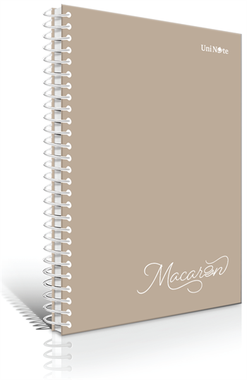 Çınar Macaron 17X24 120 Yp Kareli Sert Kpk Defter 55175