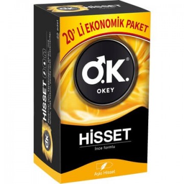 Okey Prezervatif Hisset 20'li - Ekonomik