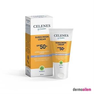 Celenes By Sweden Herbal SPF 50 Kuru ve Hassas Güneş Kremi 50 ml