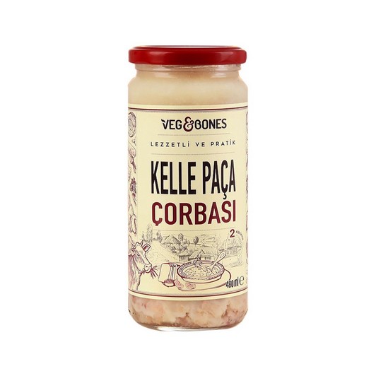 Veg&Bones Kelle Paça Çorbası 480 ml