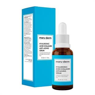 Maruderm Kolajen ve Hyalüronik Asit Anti Age Cilt Bakım Serumu 30 ml